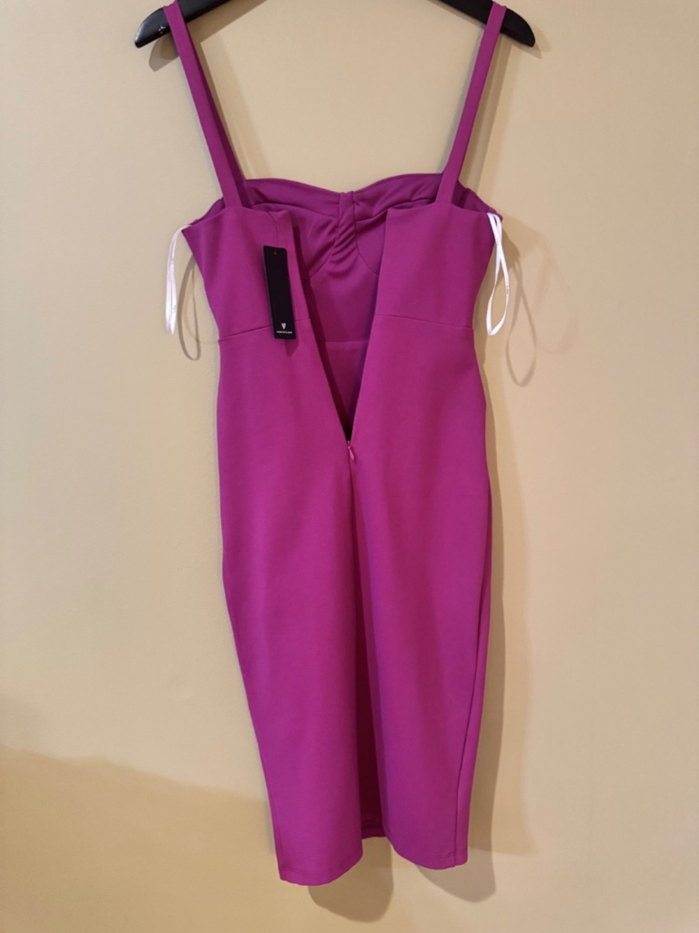 Lulus Purple Bustier Bodycon Midi Dress NWT Homecoming Wedding Guest - Picture 10 of 14